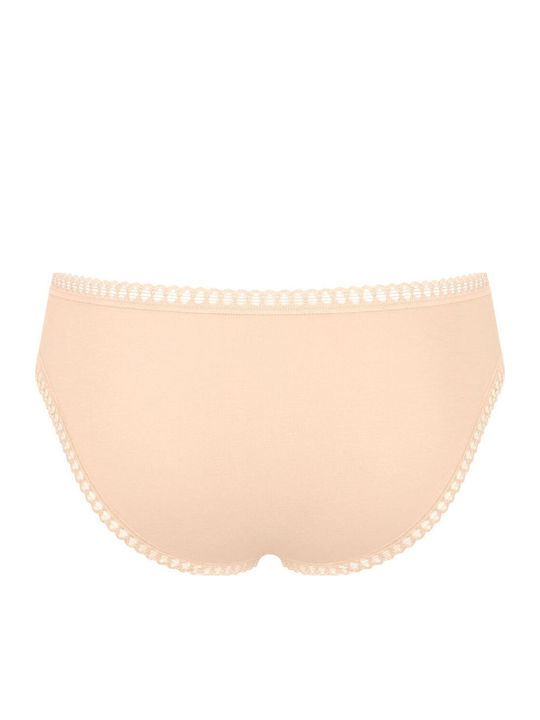 Βαμβακερά Femei Slip 3Pack Beige