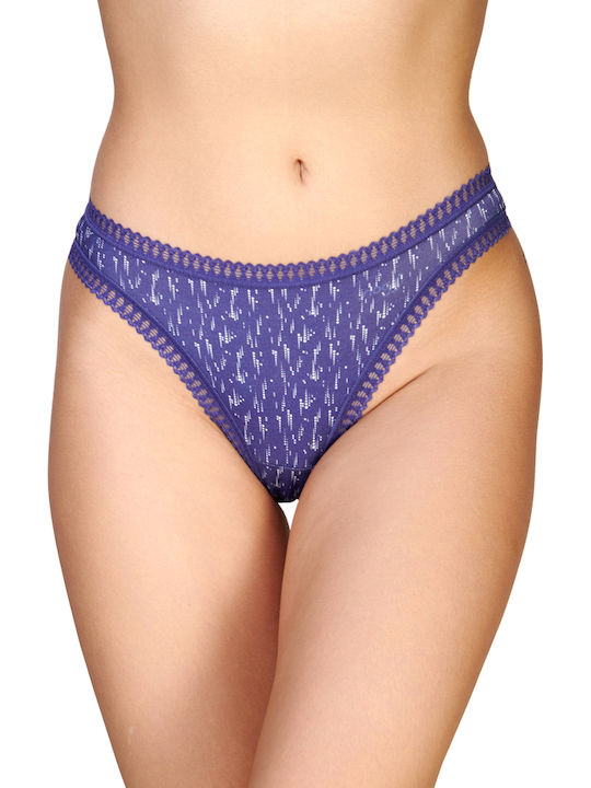 Βαμβακερά Damen Zeichenfolge 3Pack Blue
