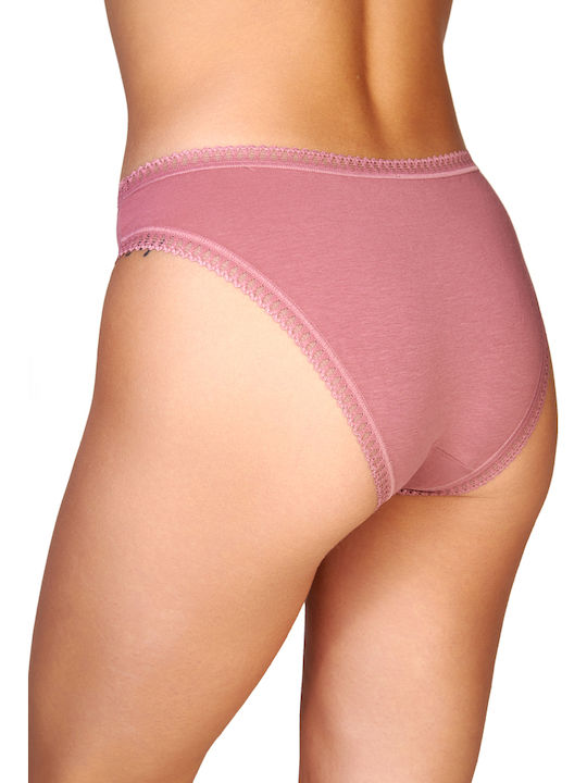 Βαμβακερά Femei Slip 3Pack Beige