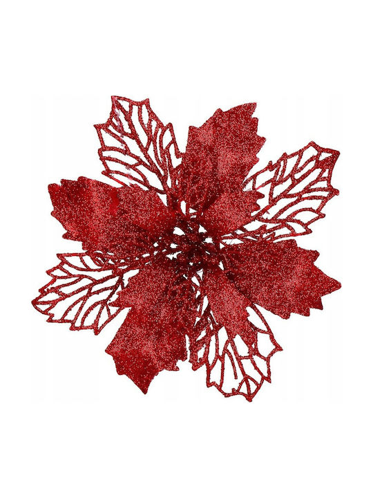 Weihnachtsdekoration Metallisch Blume Länge 16cm. 10Stück