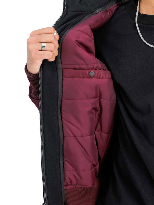 Μπουφάν Bomber Burgundy