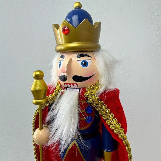 Velve Weihnachts-Nussknacker Rot aus Hölzernes