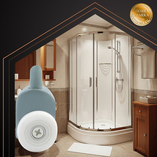 8x PVC + Stainless Steel Replacement Wheels Shower Cabin