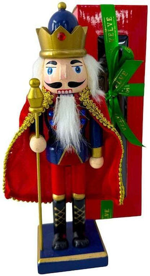 Velve Weihnachts-Nussknacker Rot aus Hölzernes