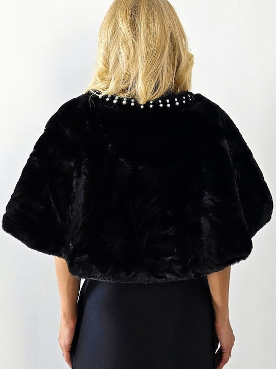 Women's Short Fur Black