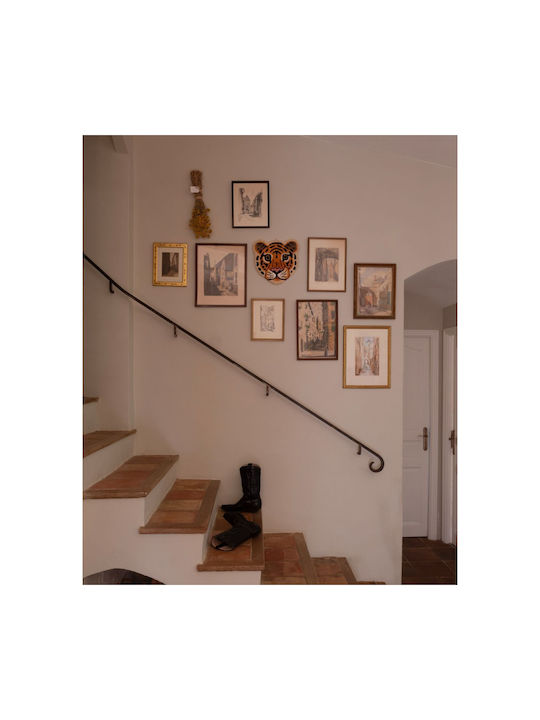 DOING GOODS Handmade Wall Decor Made of Fabric 33x2x32cm