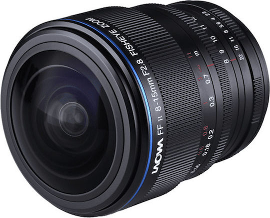 Laowa Full Frame Camera Lens 8-15mm f/2.8 Fisheye for Canon RF Mount Black