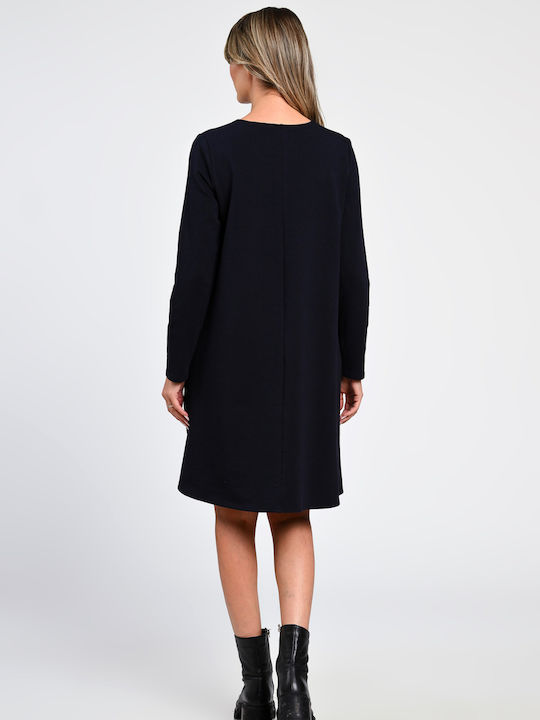 Rochie Midi Drapată Bej