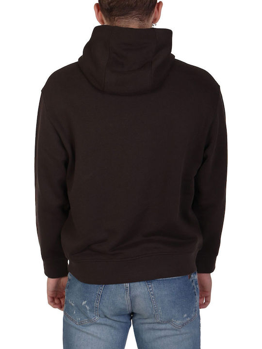 Sweatshirt with Hood Khaki