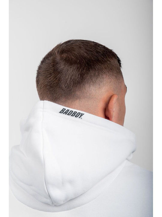 Herren Sweatshirt mit Kapuze Weiß