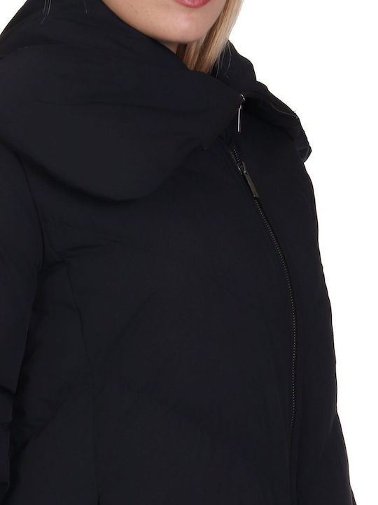 Women's Puffer Jacket for Winter Black