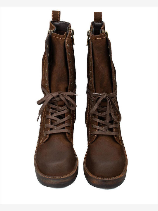 Windsor Smith Gather Ankle Boots Brown