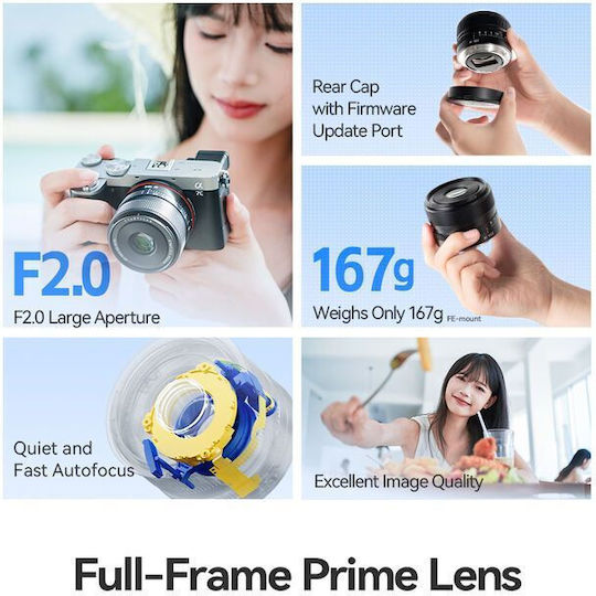 TTArtisan Crop Φωτογραφικός Φακός AF 40mm f/2.0 Σταθερός για Nikon Z Mount Μαύρος