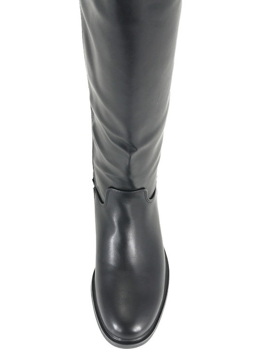Leather Women's Boots Black