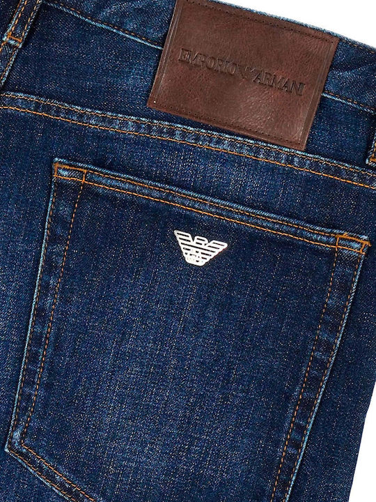 Men's Jeans Pants with Loose Fit Blue