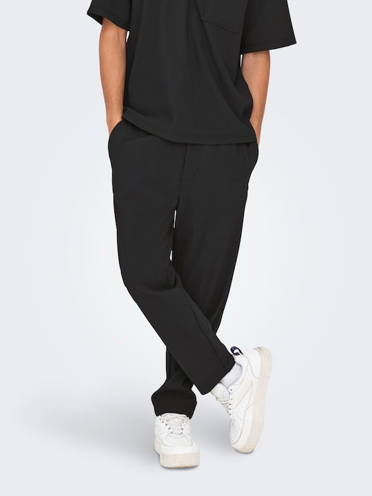 Trousers Elastic Black