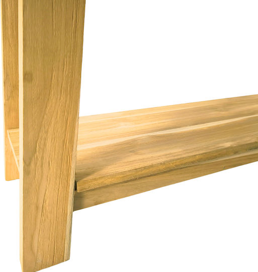Decoza Solid Wood Console Table Natural Shade L140xW40xH80cm