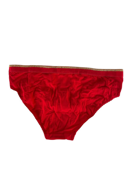 Damen Slip Red