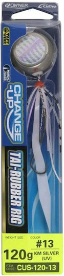 Owner Tai Rubber Cus Nălucă Artificială Speed Slider 60gr Km Silver (uv)