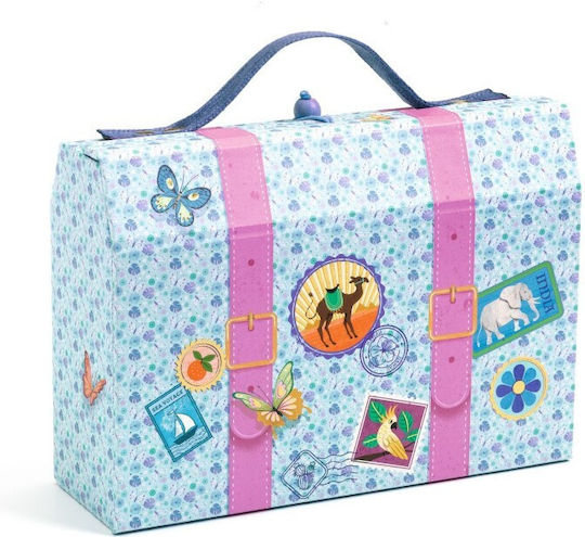 Djeco Kinder Schreibwarenset mit Notizbuch, Kugelschreiber und Etui 1Stück