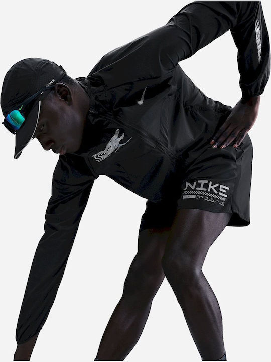 Challenger 2 in 1 Sports Men's Black Shorts