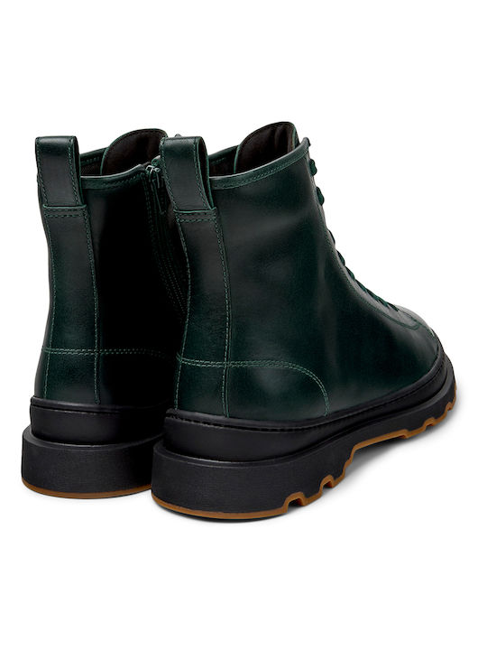 Brutus+ Leather Green Men's Boots Anatomical