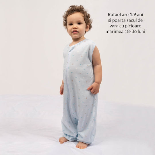 Kidizi Vara Sac de dormit 0.5 tog Albastru deschis