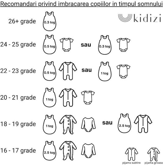 Kidizi Sac De Dormit Pentru Bebeluşi De Vară Roz