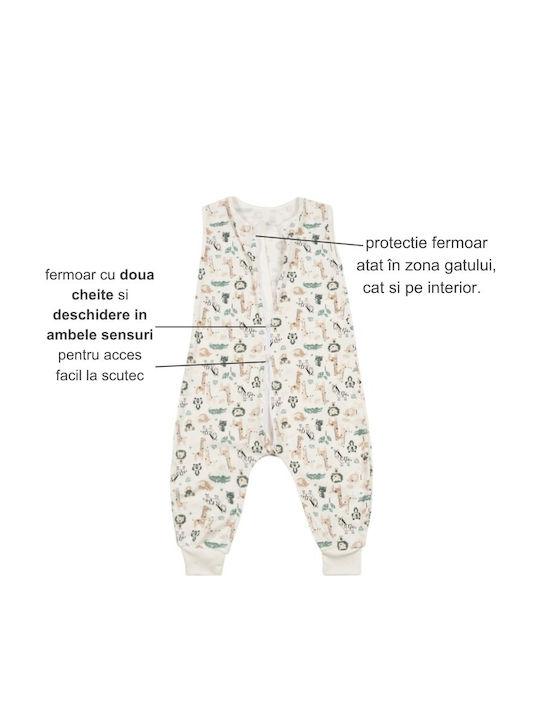 Kidizi Vara Sac de dormit 0.5 tog Safari Summer Cotton