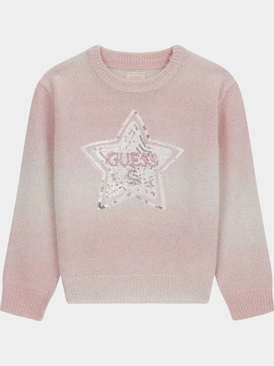 Kinderpullover Langarm Rosa