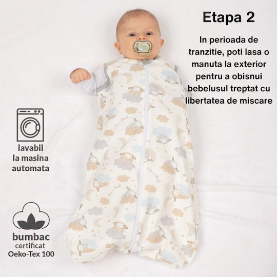 Kidizi De primăvară Sac de dormit 1 tog Pastel