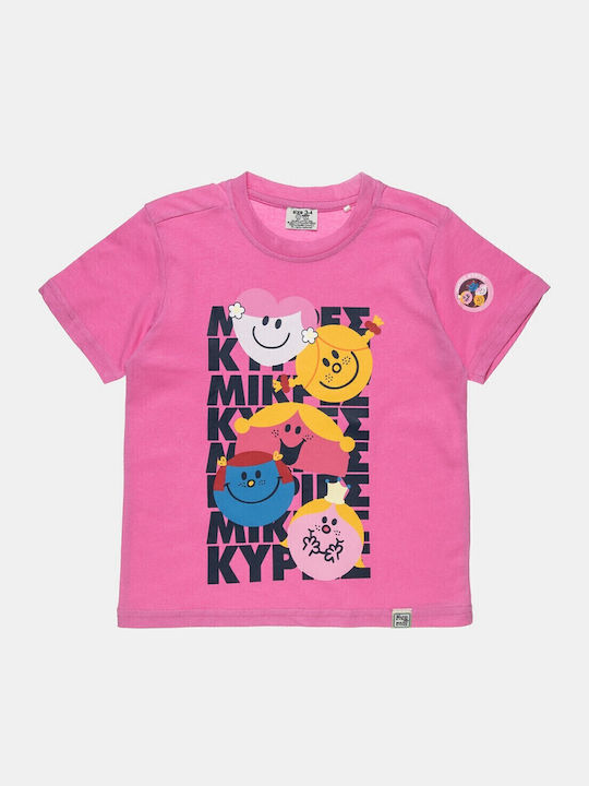Kinder-T-Shirt Rosa Kleine Damen