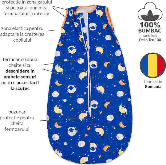 Kidizi Vara Sac de dormit 0.5 tog Albastru
