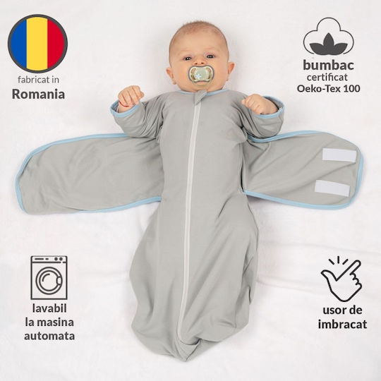 Kidizi Sommer Schlafsack 0.5 Tog Gray