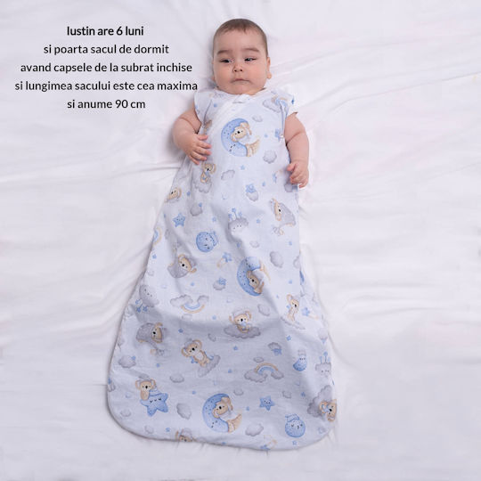 Kidizi Summer Sleeping Bag 0.5 Tog Blue