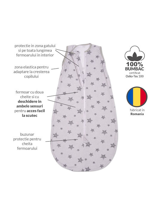 Kidizi Sommer Schlafsack 0.5 Tog Galaxy Grey