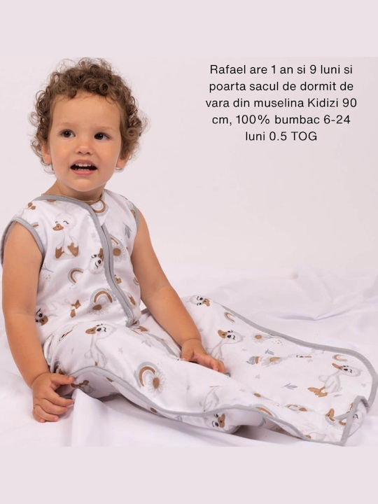 Kidizi Vara Sac de dormit 0.5 tog Alb