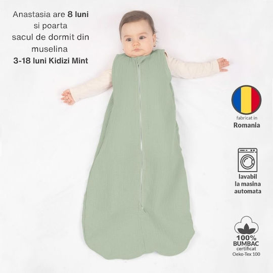 Kidizi Sac De Dormit Pentru Bebeluşi De Vară Mint Kidizi Sac De Dormit Pentru Bebeluşi De Vară Mint