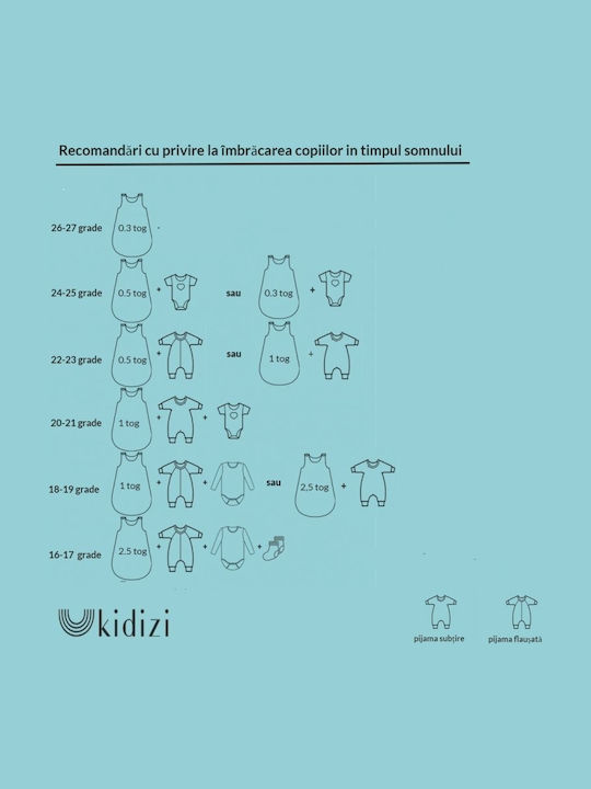 Kidizi Καλοκαιρινός Υπνόσακος Μπλε Kidizi Καλοκαιρινός Υπνόσακος Μπλε