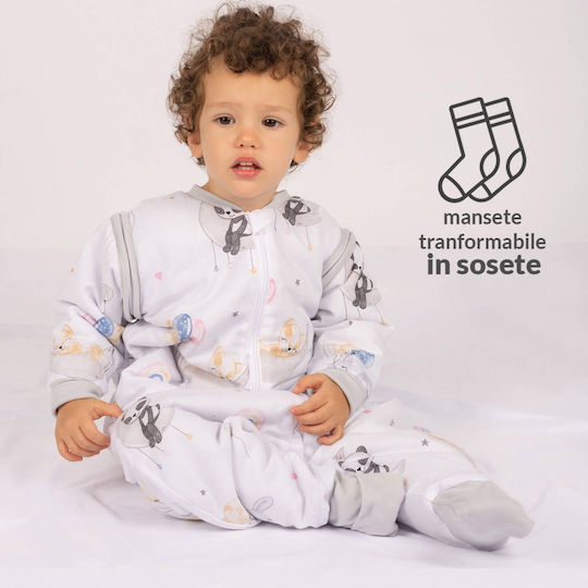 Kidizi Frühlingshaft Schlafsack 1 Tog Weiß