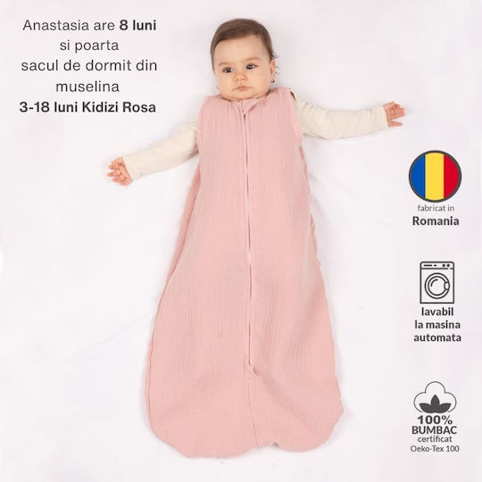 Kidizi Sommer Schlafsack 0.3 Tog Old Rosa