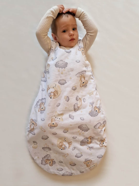 Kidizi Iarna Sac de dormit 2.5 tog Alb