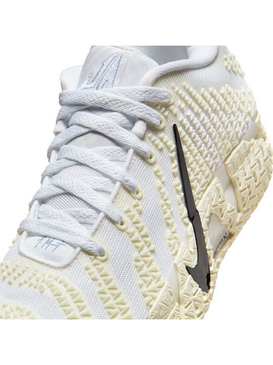 Ja 3 Ниски Баскетболни обувки White / Black / Coconut Milk