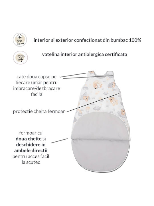 Kidizi Frühlingshaft Schlafsack 1 Tog Rot