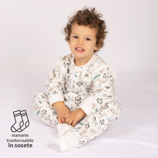 Kidizi De primăvară Sac de dormit 1 tog Multicolor cu mâneci detașabile