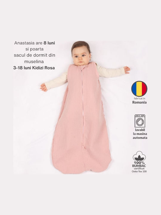 Kidizi Vara Sac de dormit 0.3 tog Old Rosa Natur
