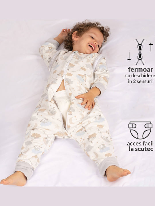 Kidizi De primăvară Sac de dormit 1 tog Pastel cu mâneci detașabile