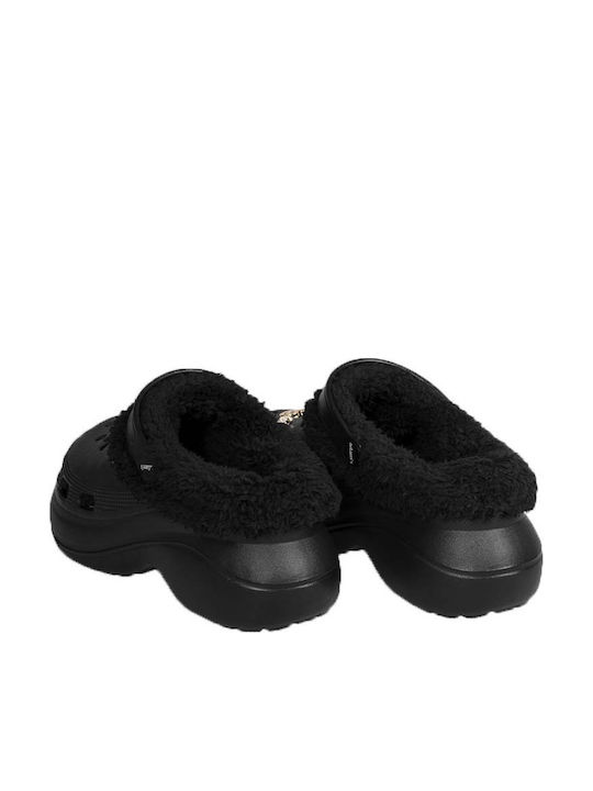 Adam's Shoes Damen Clogs Schwarz
