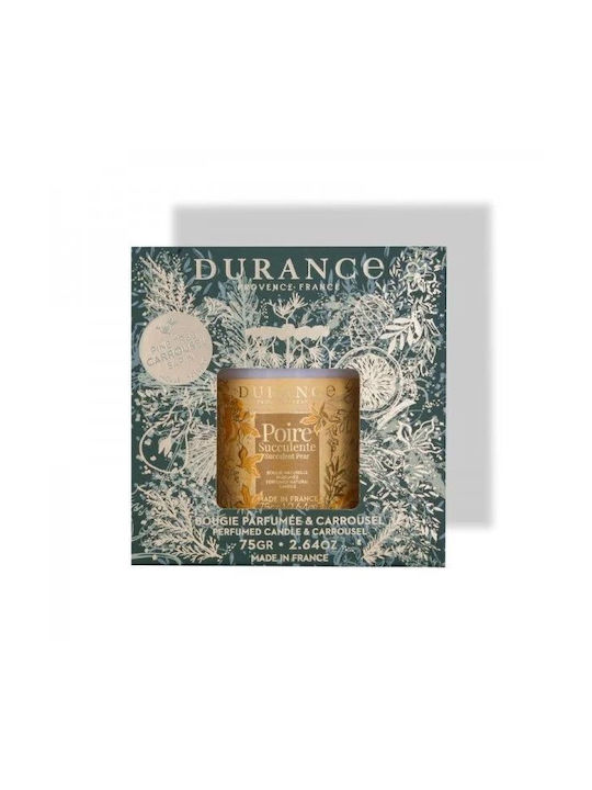 Durance Candle Succulent Pear-noel 2024 Carrousel Aromatic Candle Juicy Pear 75 Gr