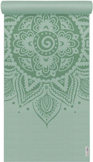 Yogistar Yoga Exercise Mat Green 183x61x0.4cm
